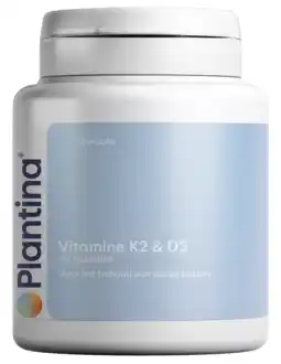 De Online Drogist Plantina specials vitamine k2 & d3 capsules 60cp aanbieding