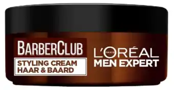 De Online Drogist L'oréal paris men expert barberclub baard & haar styling cream 75ml aanbieding