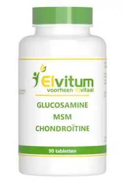 De Online Drogist Elvitum glucosamine msm chondroïtine tabletten 90tb aanbieding