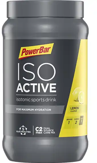 De Online Drogist Powerbar isoactive lemon 600gr aanbieding