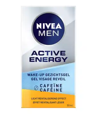 De Online Drogist Nivea men active energy gezichtsgel 50ml aanbieding