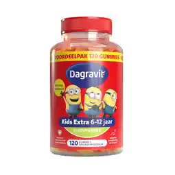 De Online Drogist Dagravit kids-xtra vitaminions multivitaminen 6-12 jaar voordeelverpakking 120st aanbieding