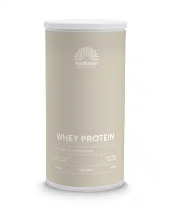 De Online Drogist Mattisson healthstyle sport wei proteïne naturel 450gr aanbieding