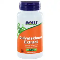 De Online Drogist Now duivelsklauw extract capsules 100st aanbieding