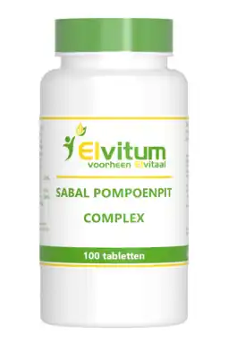 De Online Drogist Elvitum sabal pompoenpit complex tabletten 100tb aanbieding