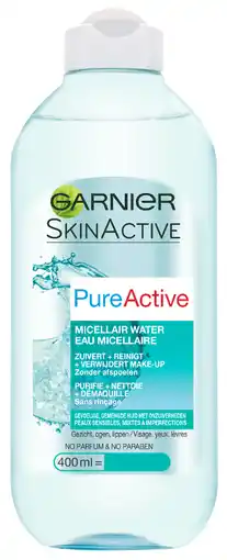 De Online Drogist Garnier skinactive pureactive micellair reinigingswater 400ml aanbieding