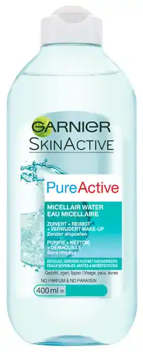 De Online Drogist Garnier skinactive pureactive micellair reinigingswater 400ml aanbieding