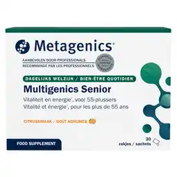 De Online Drogist Metagenics multigenics senior zakjes 30st aanbieding