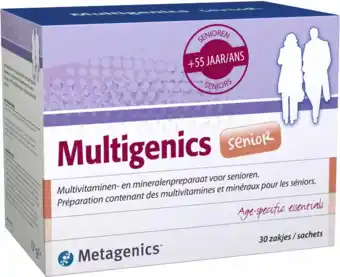 De Online Drogist Metagenics multigenics senior zakjes 30st aanbieding