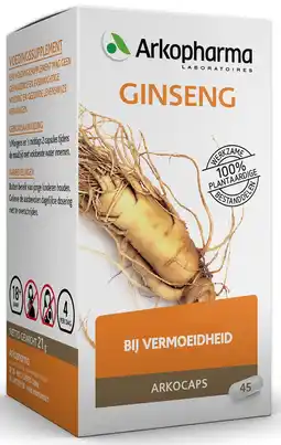 De Online Drogist Arkocaps ginseng capsules 45cp aanbieding