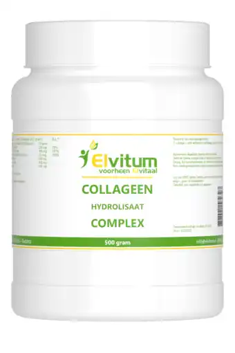 De Online Drogist Elvitum collageen hydrolysaat complex 500gr aanbieding