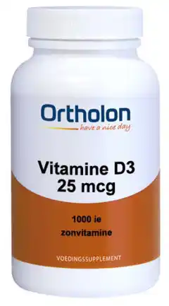 De Online Drogist Ortholon vitamine d3 25 mcg softgels 100sg aanbieding