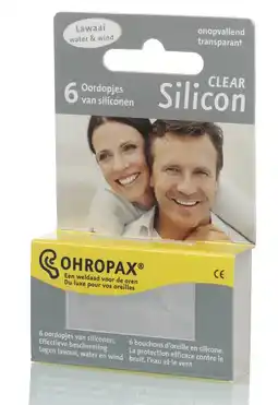 De Online Drogist Ohropax silicon clear oordopjes 6st aanbieding