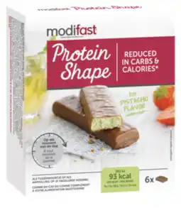 De Online Drogist Modifast protein shape reep pistache 162gr aanbieding