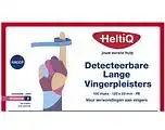 De Online Drogist Heltiq detecteerbare lange vingerpleisters pe 120x20mm 100st aanbieding