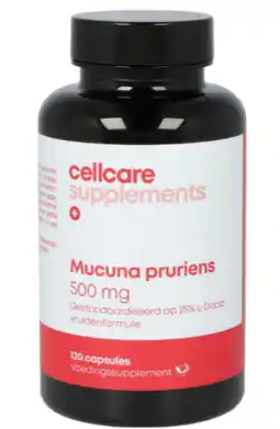 De Online Drogist Cellcare mucuna pruriens 500mg capsules 120cp aanbieding