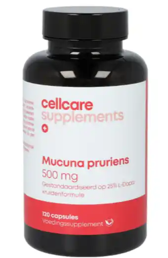 De Online Drogist Cellcare mucuna pruriens 500mg capsules 120cp aanbieding
