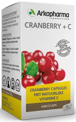 De Online Drogist Arkocaps cranberry + c capsules 45cp aanbieding