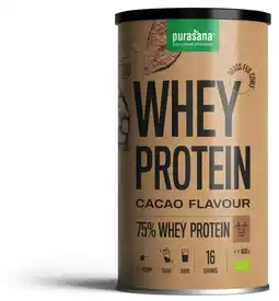 De Online Drogist Purasana whey protein cacao 400gr aanbieding