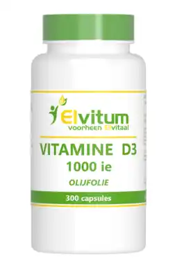 De Online Drogist Elvitum vitamine d3 1000 ie capsules 300cp aanbieding