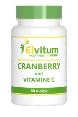 De Online Drogist Elvitum cranberry capsules + vitamine c 60cp aanbieding