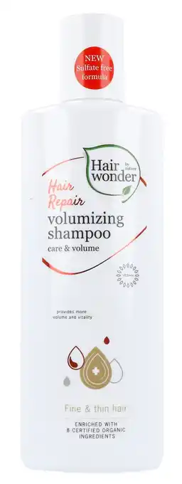 De Online Drogist Hairwonder hair repair volumizing shampoo 300ml aanbieding