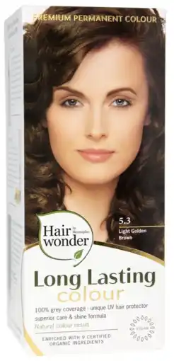 De Online Drogist Hennaplus 5.3 light golden brown long lasting colours 100ml aanbieding