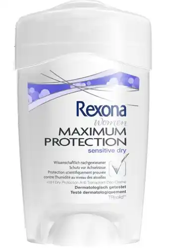 De Online Drogist Rexona women deostick maximum protect sensitive dry 45ml aanbieding