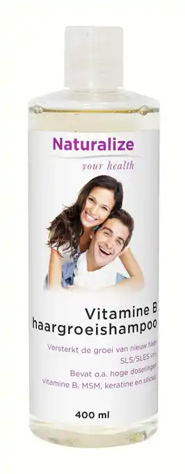 De Online Drogist Natusor naturalize vitamine b haargroeishampoo 400ml aanbieding