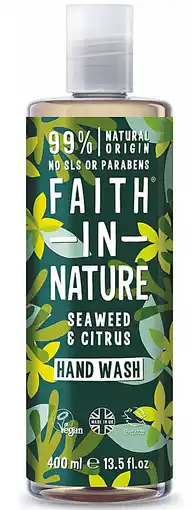 De Online Drogist Faith in nature handzeep zeewier & citrus 400ml aanbieding