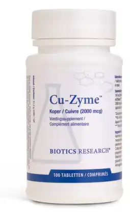 De Online Drogist Biotics cu-zyme koper tabletten 100tb aanbieding
