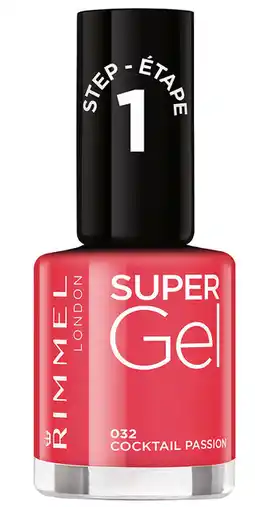 De Online Drogist Rimmel london nagellak super gel 032 cocktail passion 12ml aanbieding