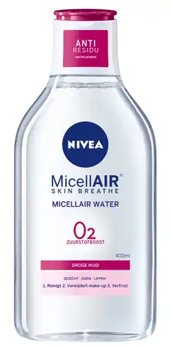 De Online Drogist Nivea essentials verzachtend & verzorgend micellair water 400ml aanbieding