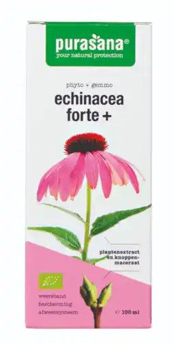 De Online Drogist Purasana echinacea forte+ druppels 100ml aanbieding