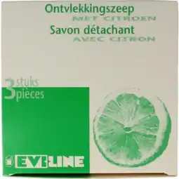 De Online Drogist Evi line ontvlekkingszeep citroen 250gr aanbieding