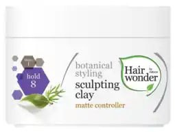 De Online Drogist Hairwonder botanical styling sculpting clay 100ml aanbieding