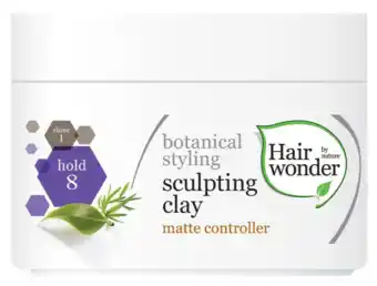 De Online Drogist Hairwonder botanical styling sculpting clay 100ml aanbieding