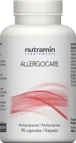 De Online Drogist Nutramin allergocare capsules 90cp aanbieding