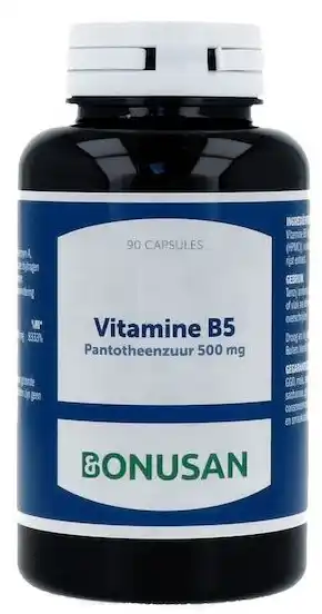 De Online Drogist Bonusan vitamine b5 pantotheenzuur 500 mg 90cp aanbieding