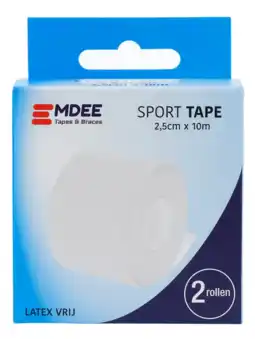 De Online Drogist Emdee sporttape duo white 1st aanbieding