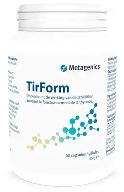 De Online Drogist Metagenics tirform capsules 60cp aanbieding