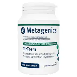 De Online Drogist Metagenics tirform capsules 60cp aanbieding