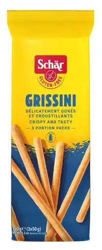 De Online Drogist Schar grissini soepstengels glutenvrij 150gr aanbieding