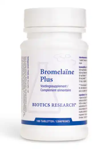 De Online Drogist Biotics bromelaine plus tabletten 100tb aanbieding