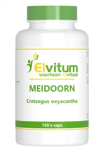 De Online Drogist Elvitum meidoorn vegicaps 150cp aanbieding