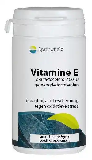 De Online Drogist Springfield vitamine e 400iu 90sg aanbieding