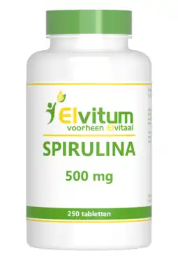 De Online Drogist Elvitum spirulina 500mg tabletten 250tb aanbieding