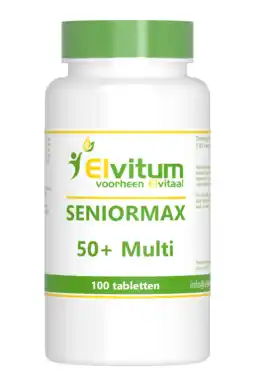 De Online Drogist Elvitum senior max 50+ multi tabletten 100tb aanbieding