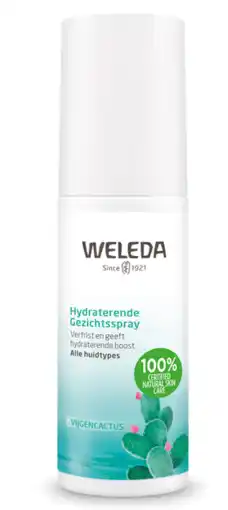 De Online Drogist Weleda vijgencactus hydraterende gezichtsspray 100ml aanbieding