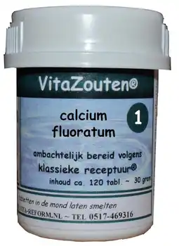 De Online Drogist Vita reform van der snoek vita reform vitazouten nr. 1 calcium fuoratum 120tb aanbieding